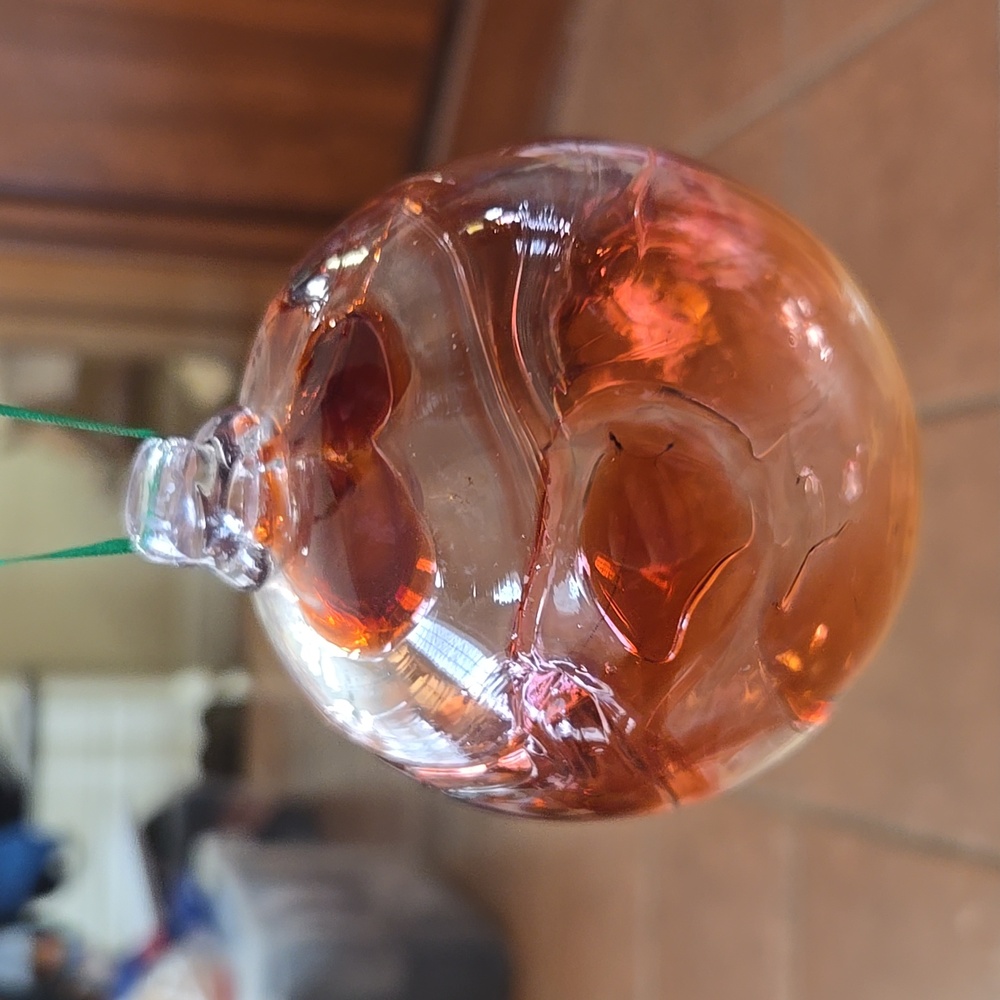 Hand Blown Art Glass Friendship Ball